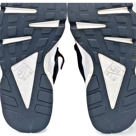 NIKE Air Huarache Men's Dark Red Low Trainer Athletic Sneaker Shoes USA Size 9 - Picture 7 of 16